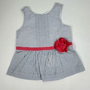 Janie & Jack Blue & White Top size 5 NEW